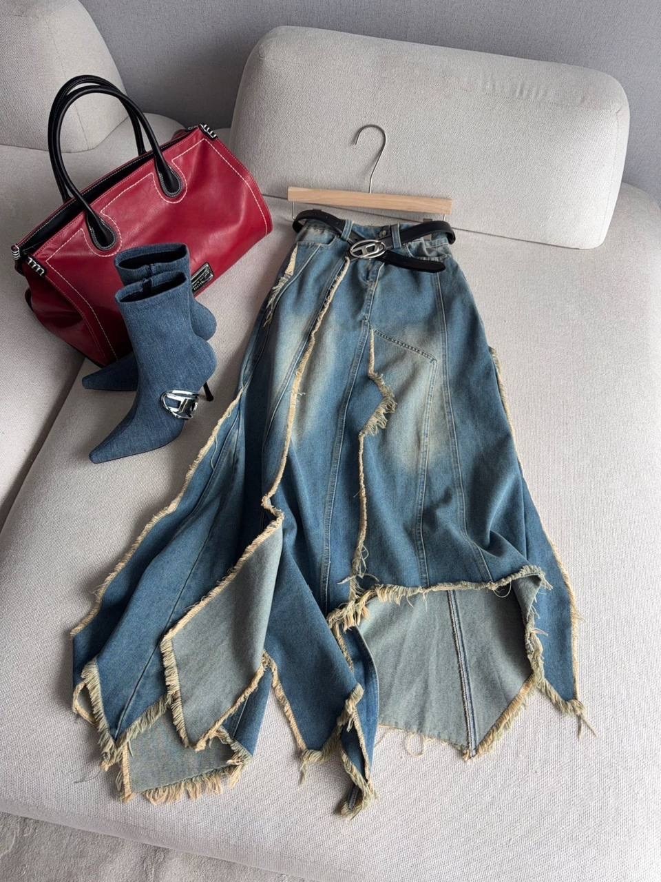 джинсовая длинная юбка,джинсовая юбка,юбка джинсовая ассиметричная длинная,женские джинсовые юбки,джинсовая юбка миди