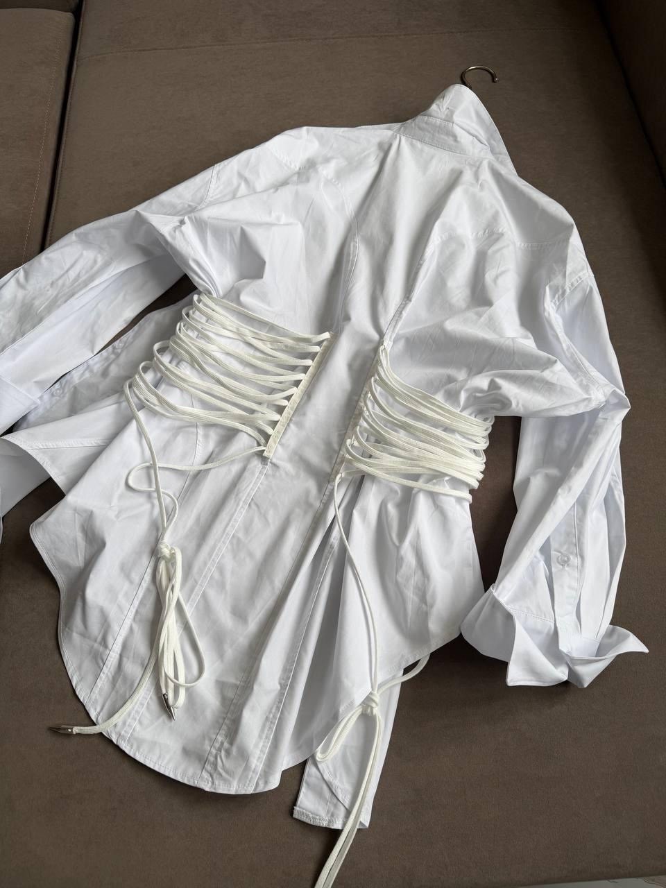 белая рубашка с корсетом,женская рубашка,рубашка с корсетом,белое платье рубашка,длинная белая рубашка с корсетом