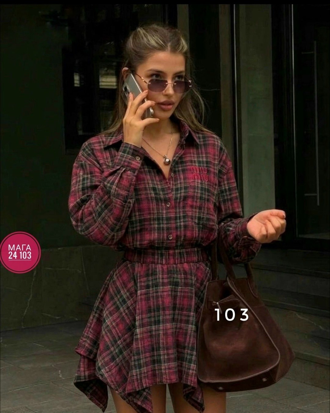 костюм с юбкой и рубашкой в клетку,костюм с юбкой и рубашкой,костюм в клетку,костюм с юбкой в клетку,костюм с короткой юбкой и рубашкой в клетку moonchild