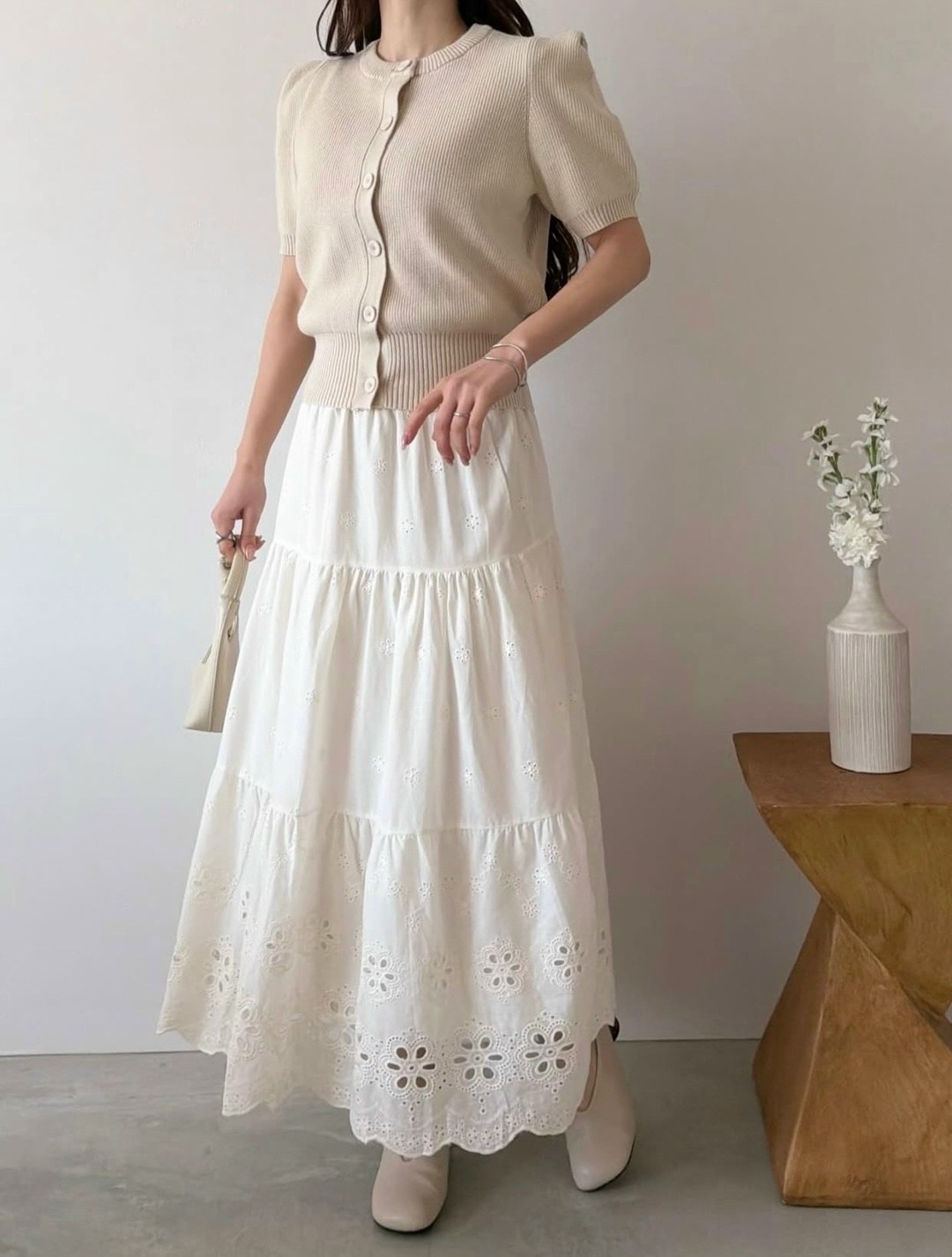 японская милая хлопковая юбка с кружевом и вышивкой в стиле девушки мори,юбка с вышивкой,кружевная юбка,юбка,хлопковая юбка