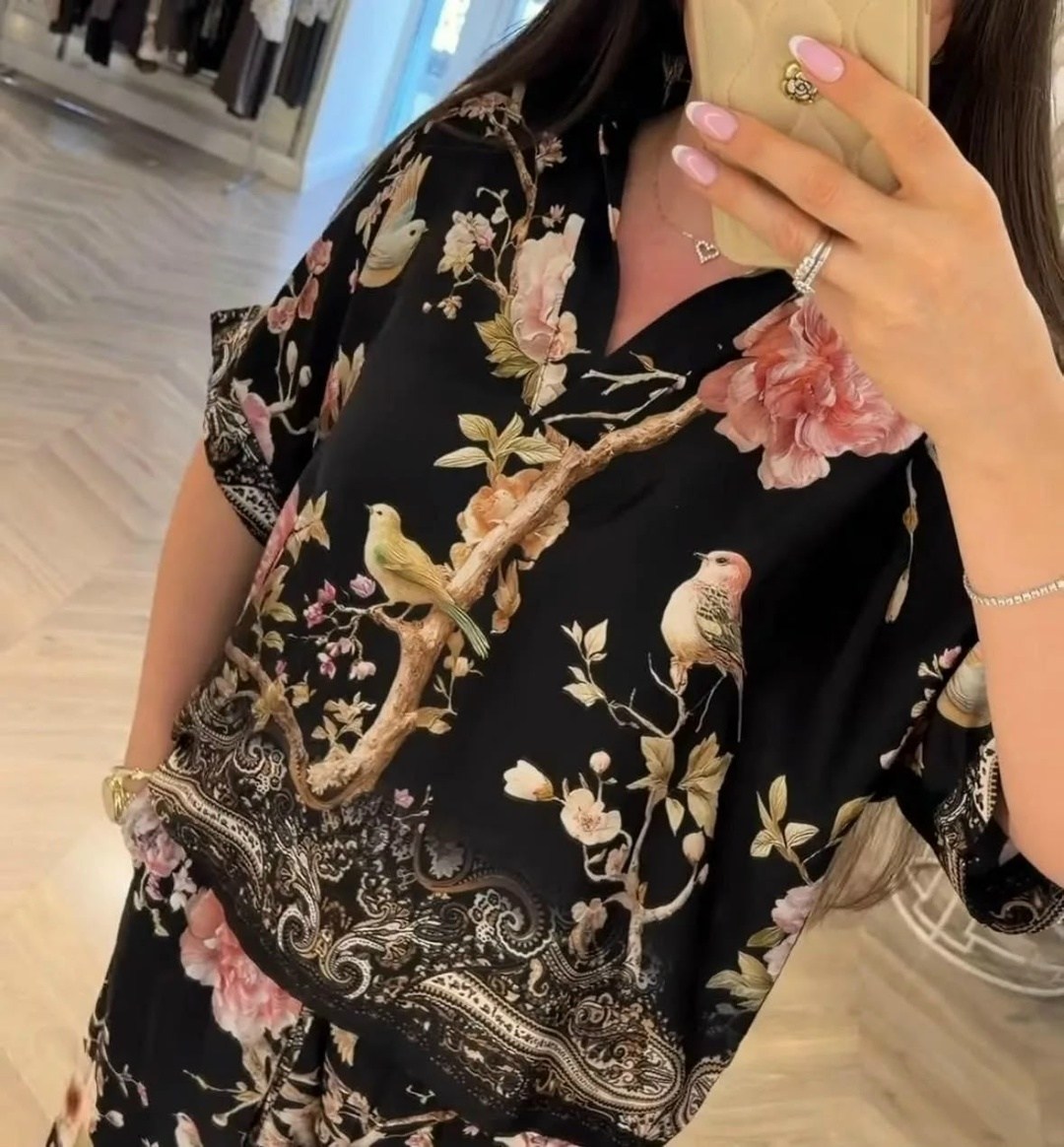 шёлковая пижама с принтом mia-amore elmira 4266,шёлковая пижама с принтом mia-amore sabina 4159 цвет: черный,женские шелковые пижамы,домашние костюмы,шелковые пижамы