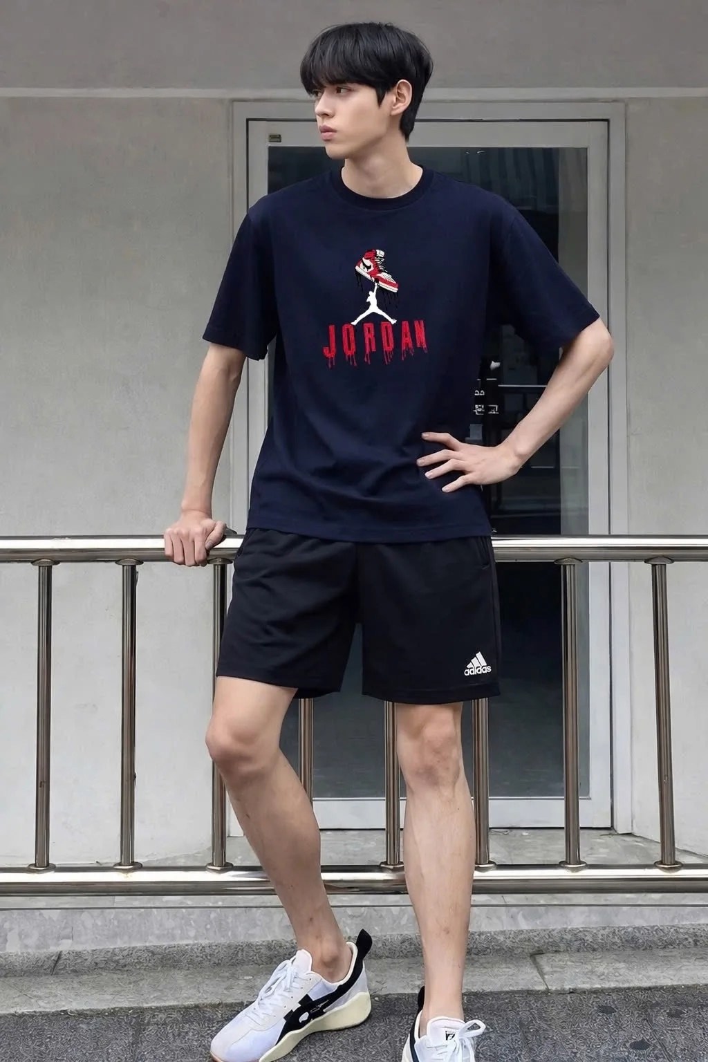 футболка мужская adidas,мода мужская,футболки мужские,adidas черный,футболка повседневный