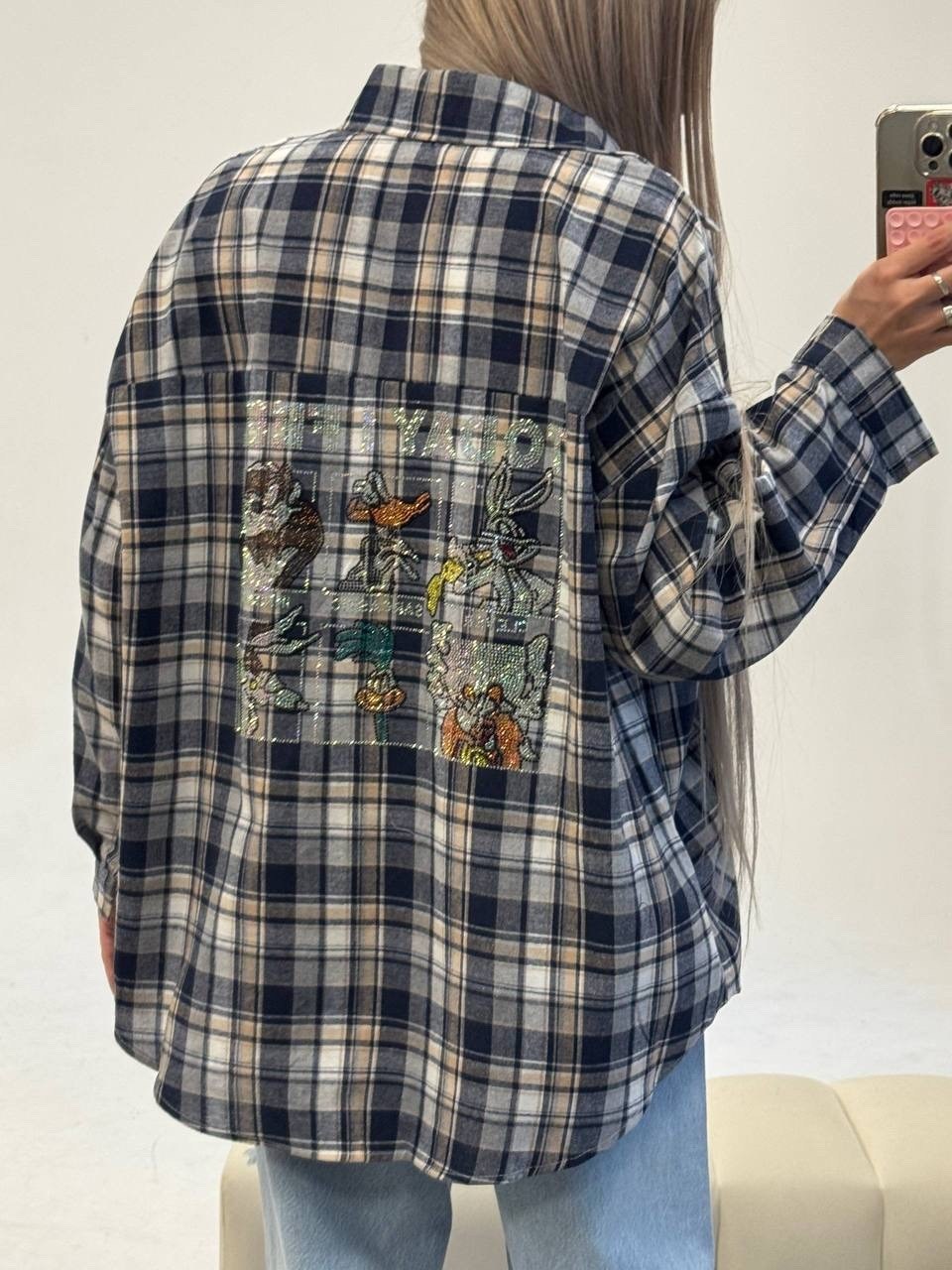 рубашка в клетку оверсайз удлиненная u_soul_clo,рубашка классическая в клетку оверсайз la fashion,рубашка в клетку оверсайз женская,рубашка оверсайз в клетку,рубашка в клетку оверсайз y2k thirteen bra