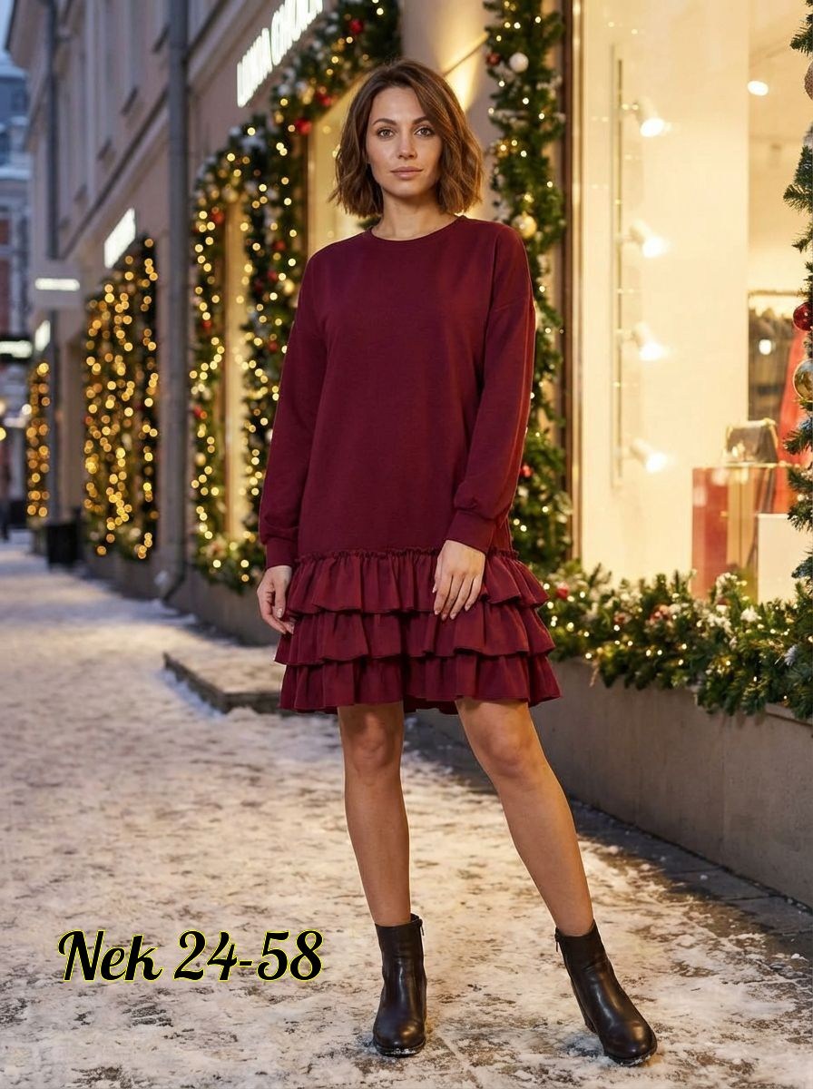 платье,платье женской,трикотажное платье,платье с воланами,платье черное