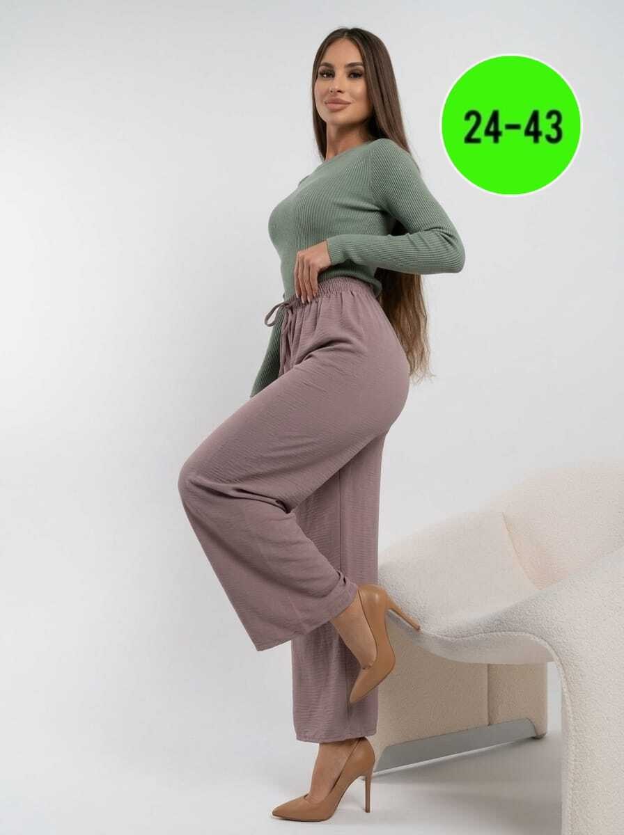 брюки женские палаццо однотонные нина ф,брюки женские палаццо на резинке,брюки женские палаццо,женские брюки,брюки палаццо