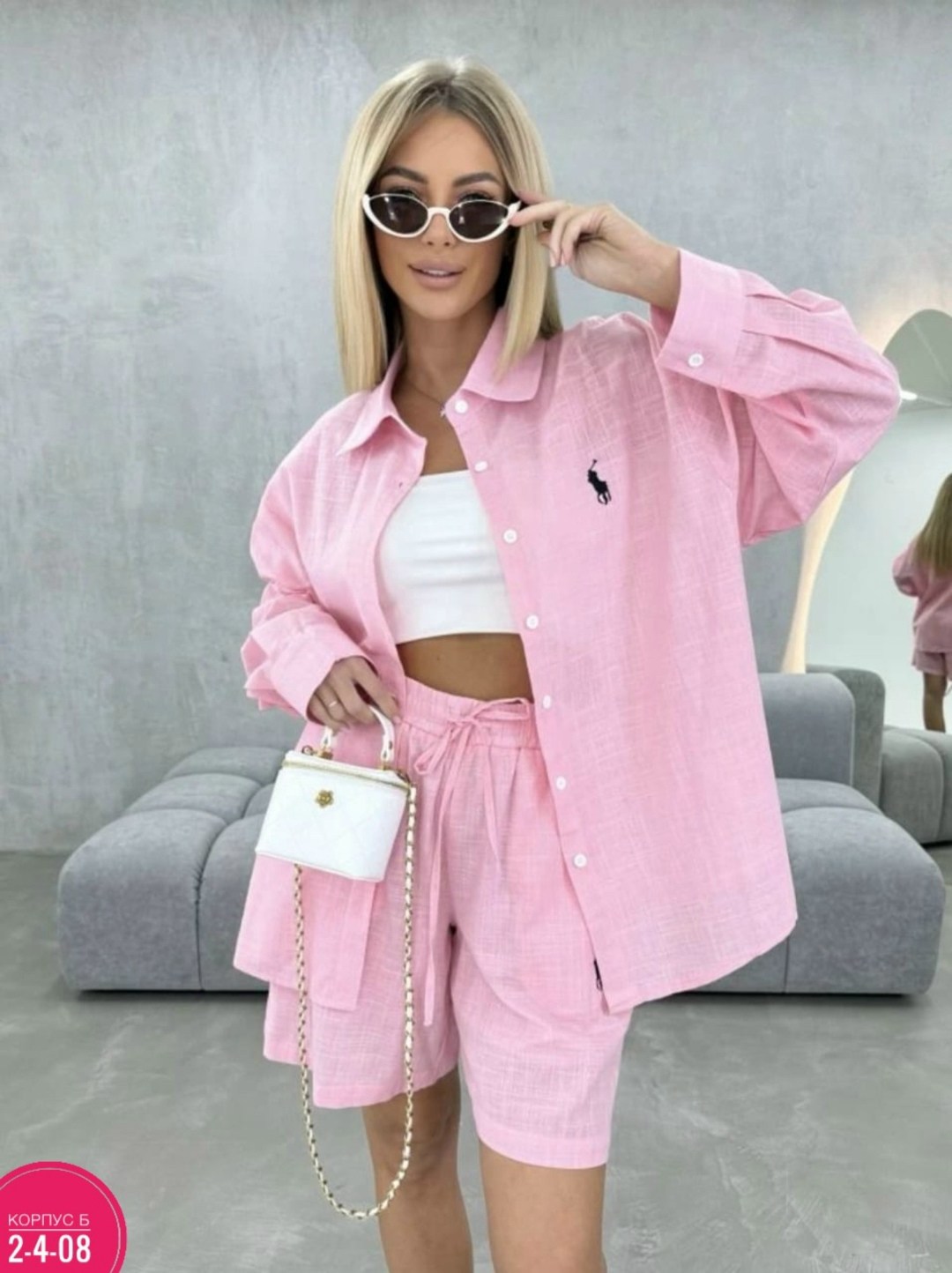 костюм муслиновый с шортами летний ablure 224653541,костюм с шортами женский,костюм с шортами,летний костюм с шортами,костюм желтый