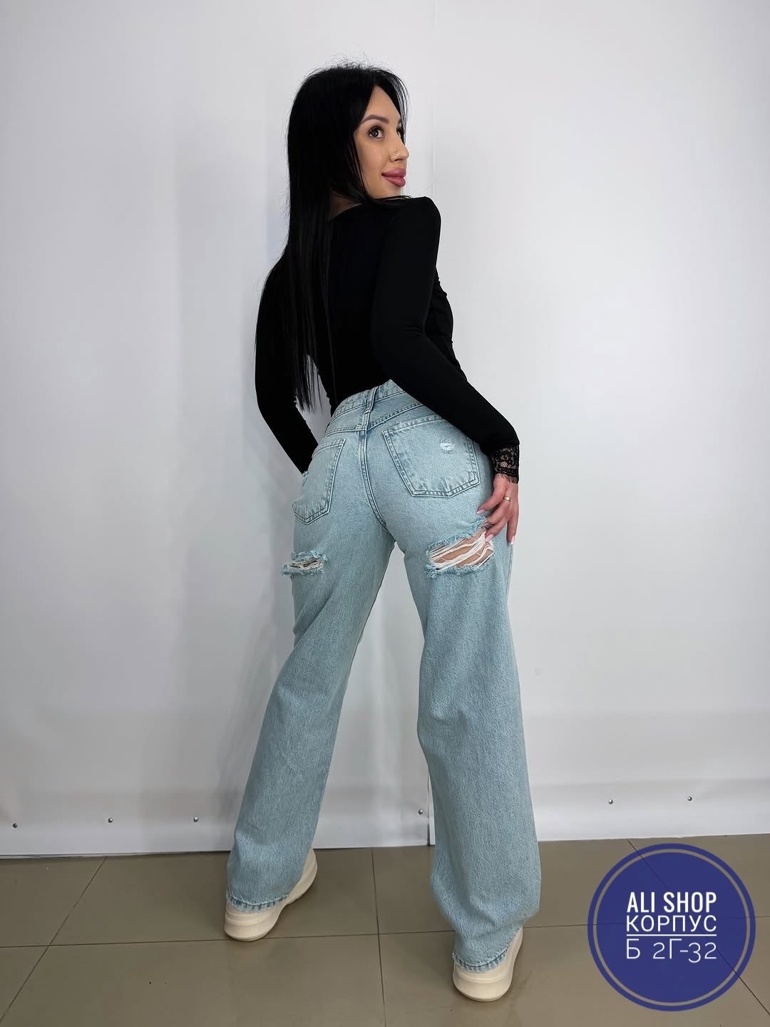 джинсы женские,джинсы рваные широкие,джинсы,джинсы рваные,джинсы рваные с высокой посадкой