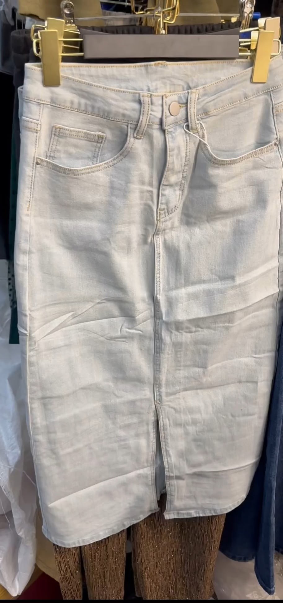 джинсовая юбка,джинсовая юбка миди,юбка джинс,юбка женская джинсовая,джинсовая юбка-миди с разрезом