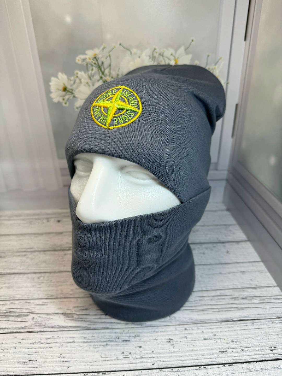 шапка стон айленд,шапка stone island,шапка стоник,шапка stone island черный,шапка и снуд для детей
