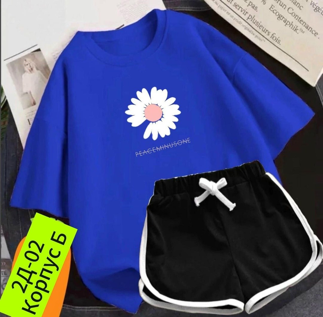 костюм женский с шортами,костюм женский,комплект костюм,костюм с шортам,футболки женские оверсайз