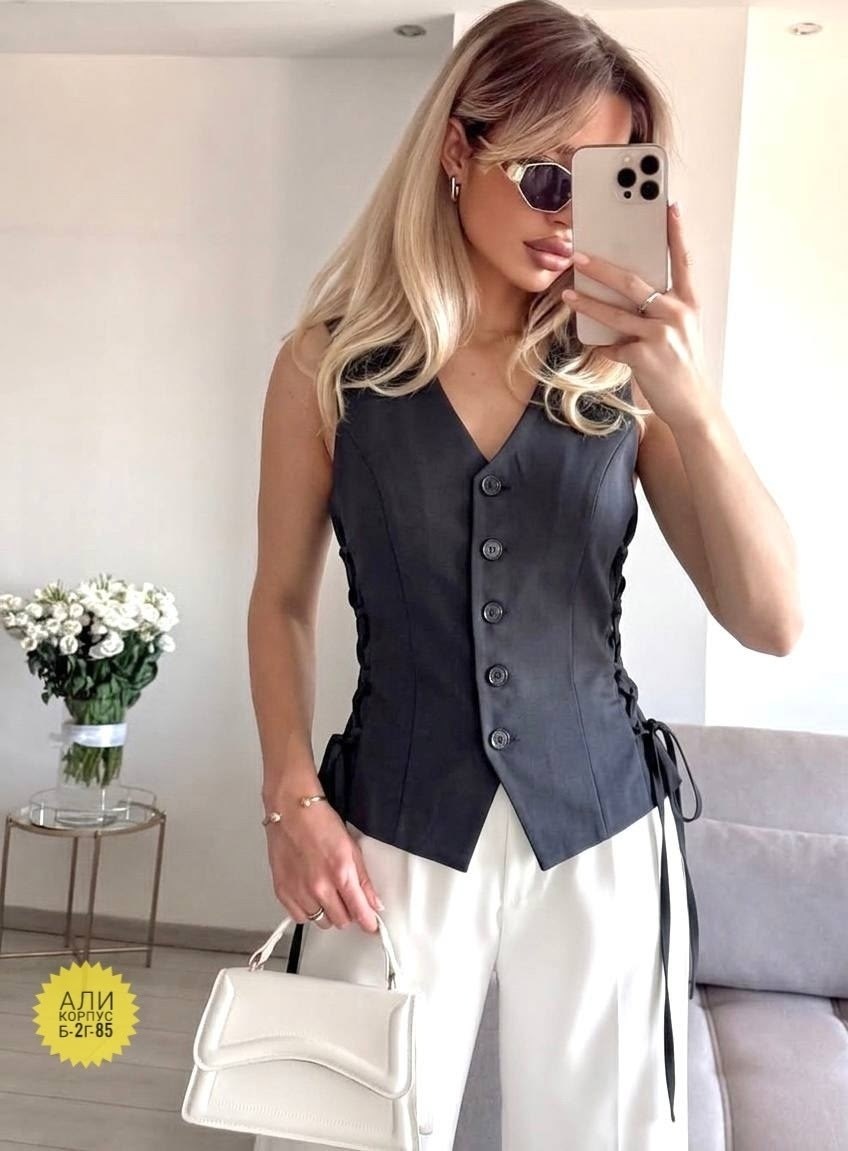 жилетка женская,жилетка на завязках,жилет женский,жилет классический,жилет на завязках