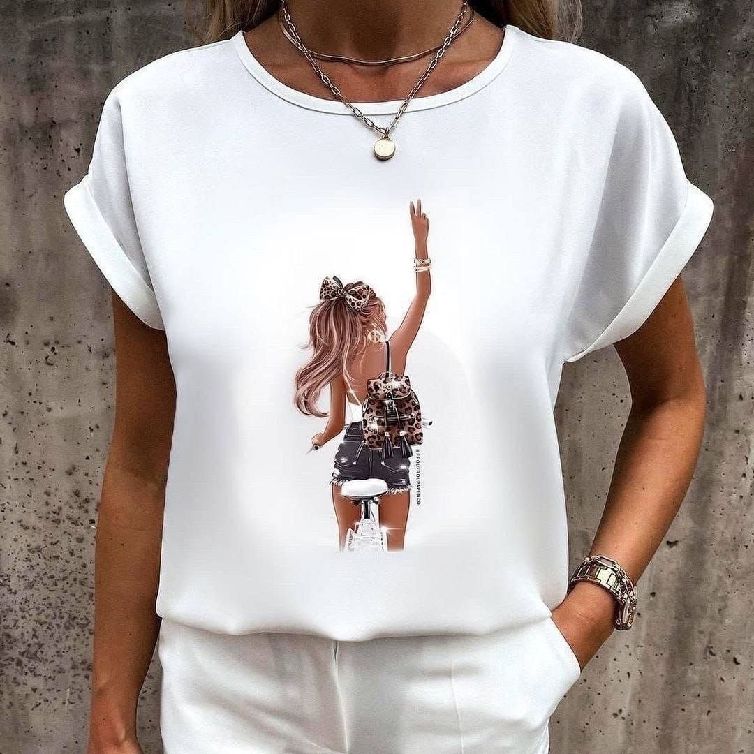 стильная блуза,футболки женская,повседневная блузка,футболки женские с принтом,стильная блузка