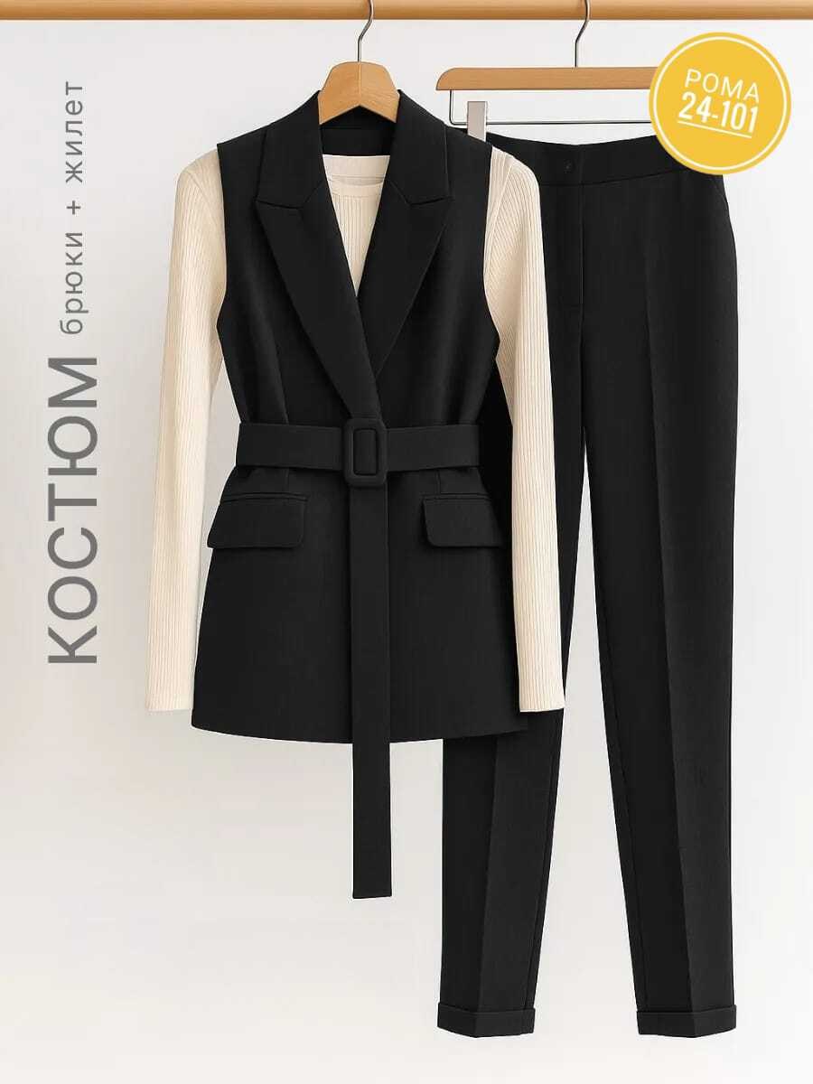 женский костюм,комплект брючный,костюм,комплект жилетка,костюм тройка женский