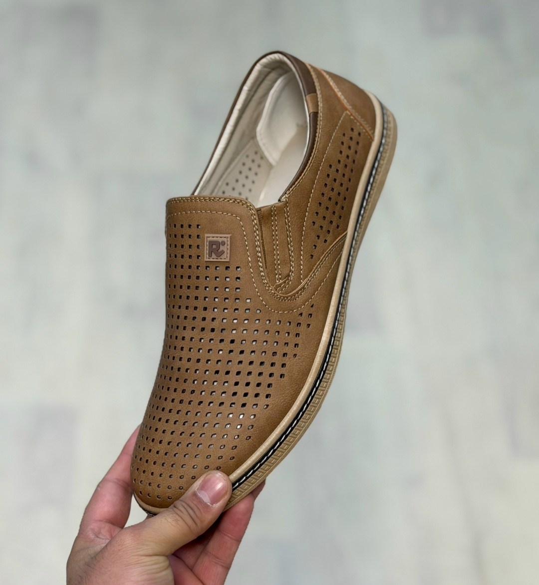 ,туфли мужские летние кожаные с перфорацией,туфли мужские,мокасины с перфорацией,мужская