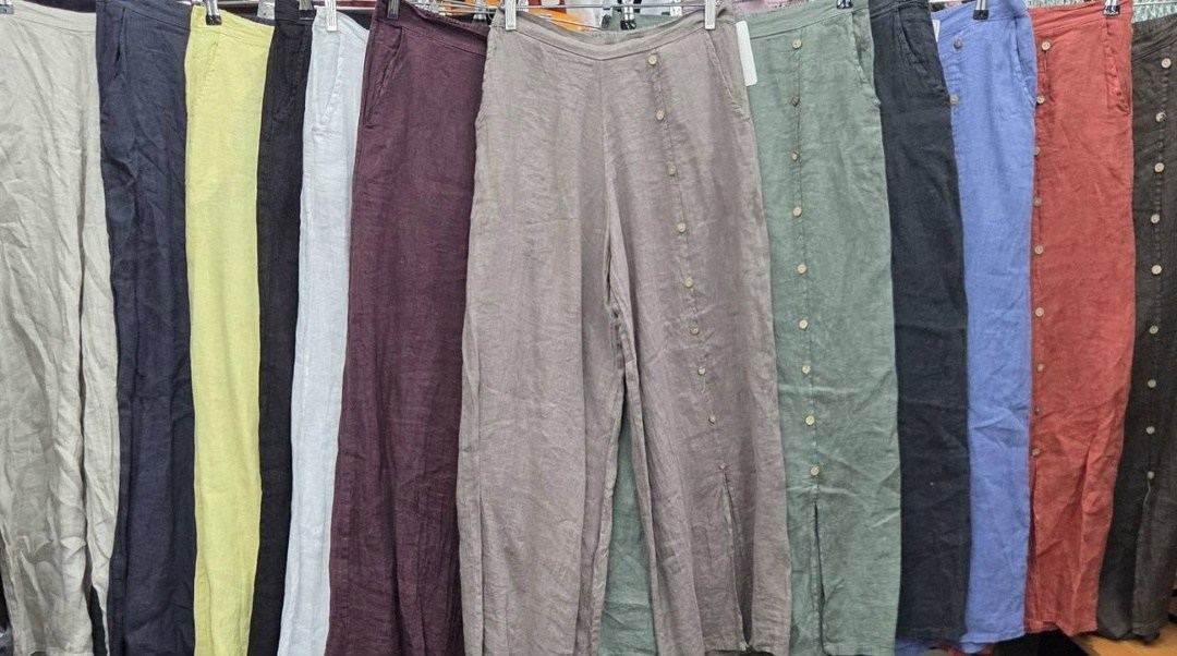 летние костюмы,брючный костюм элегантный,льняной костюм женский летний,широкие брюки,широкие брюки с высокой талией