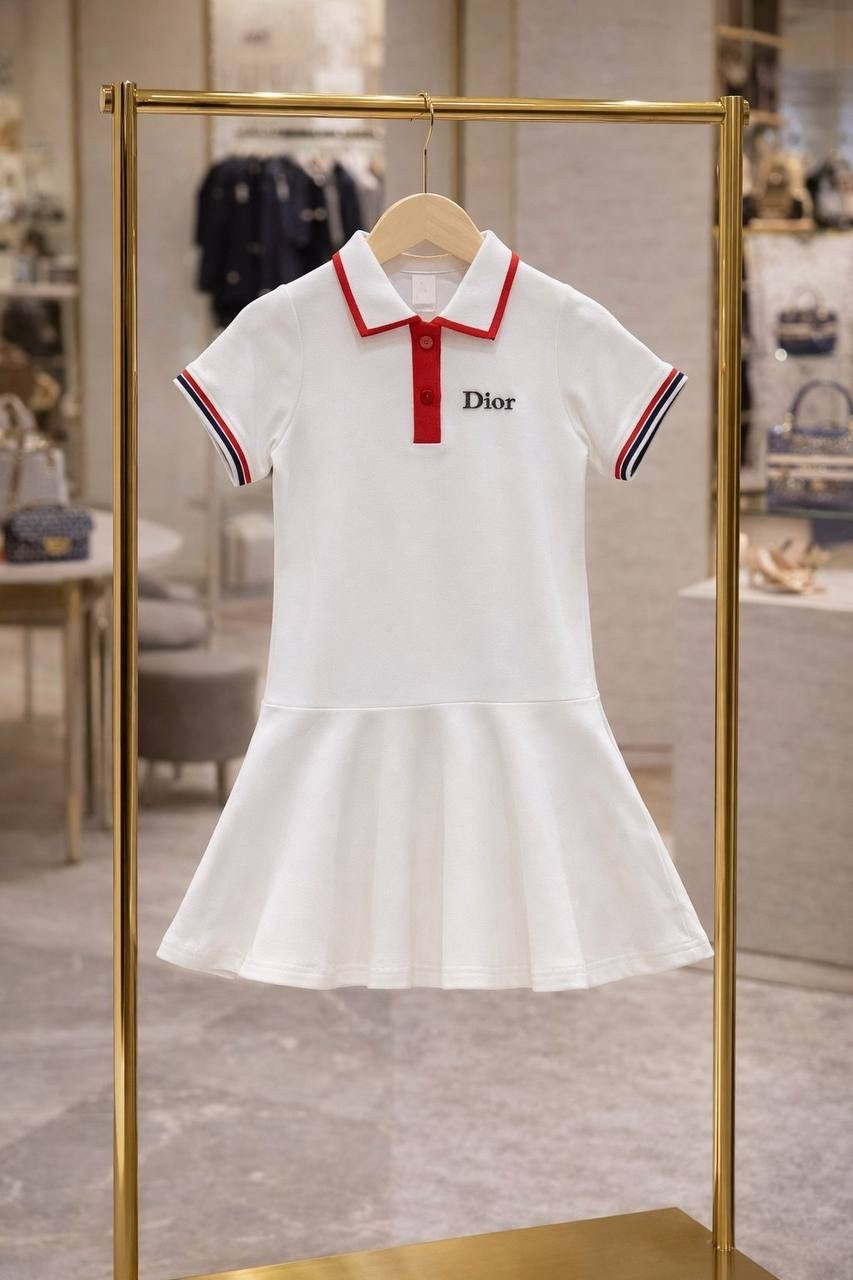 платье для девочки,детское платье с коротким рукавом в стиле тенниски,поло платье для девочки,спортивное платье для девочек,белое платье для девочки