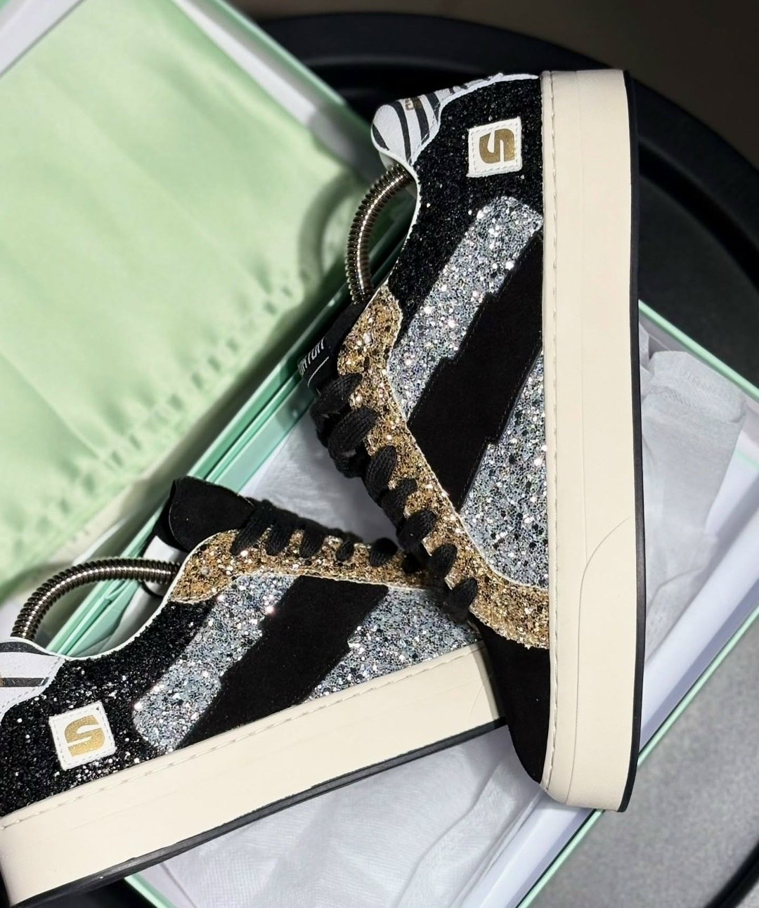 кеды на платформе golden goose aureli 337232987,кеды golden goose,кроссовки golden goose с пайетками,,golden goose кеды superstar с блестками