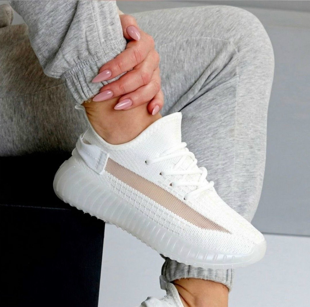 кроссовки женскиe,кроссовки,кроссовки изи белые,белые кроссовки,adidas yeezy boost 350 v2 white