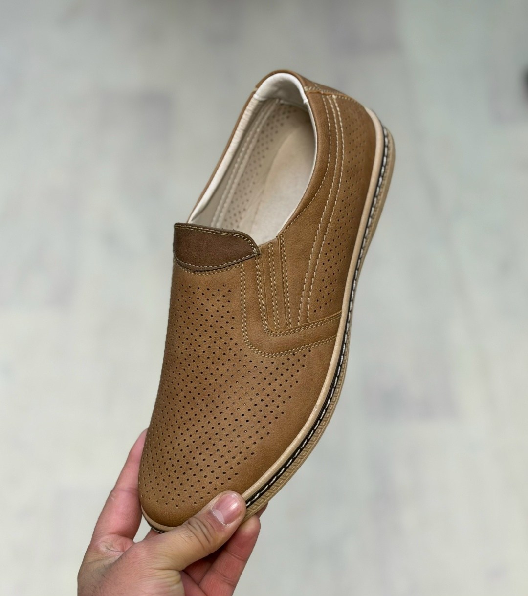 ,туфли мужские летние кожаные с перфорацией,туфли мужские,мокасины с перфорацией,мужская