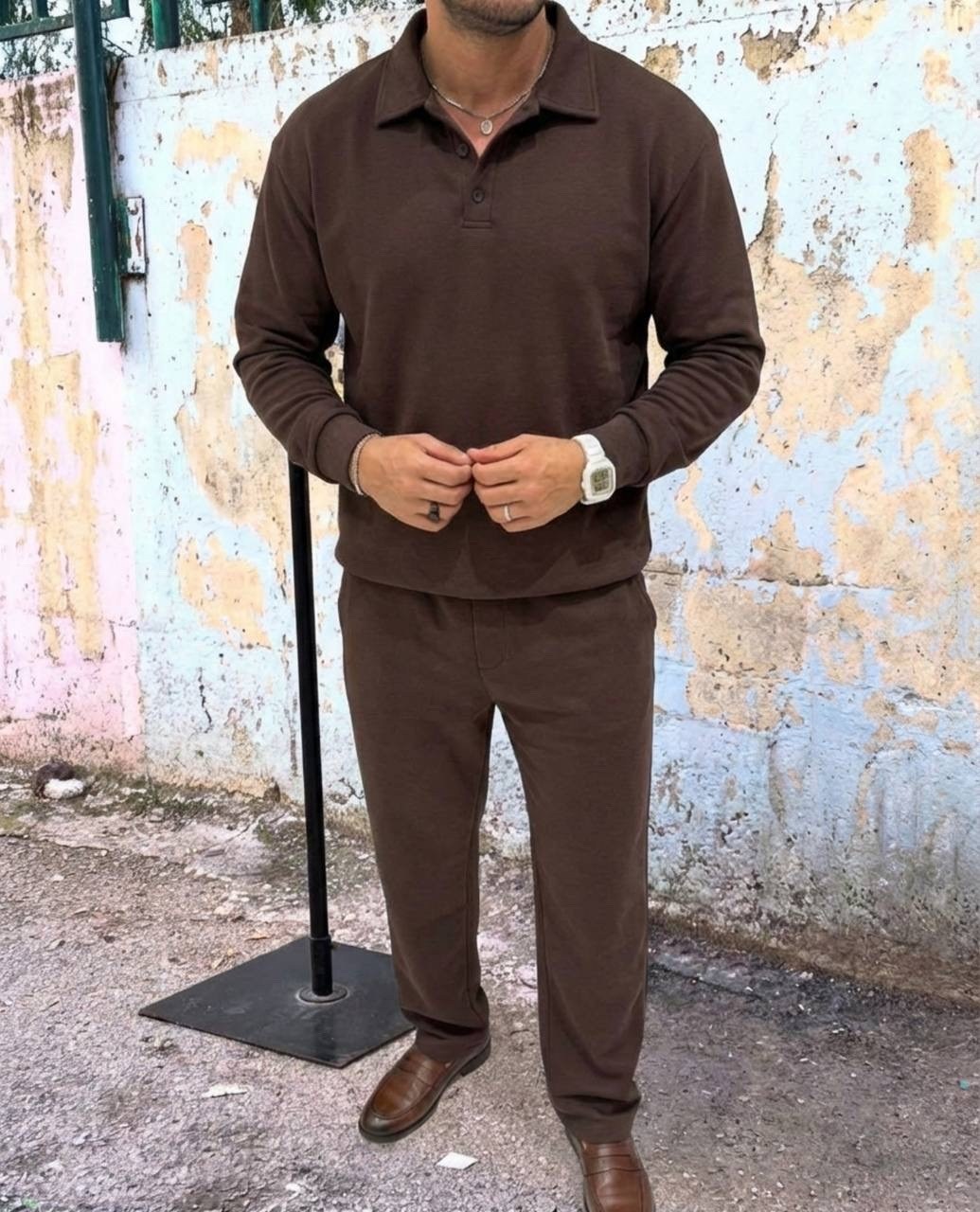 костюм трикотажный,домашний костюм,мужская мода,мужской коричневый костюм,костюм спортивный