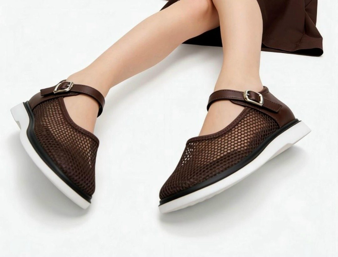 женская ,туфли женские на плоской подошве, повседневные,туфли на плоской подошве,балетки в сеточку