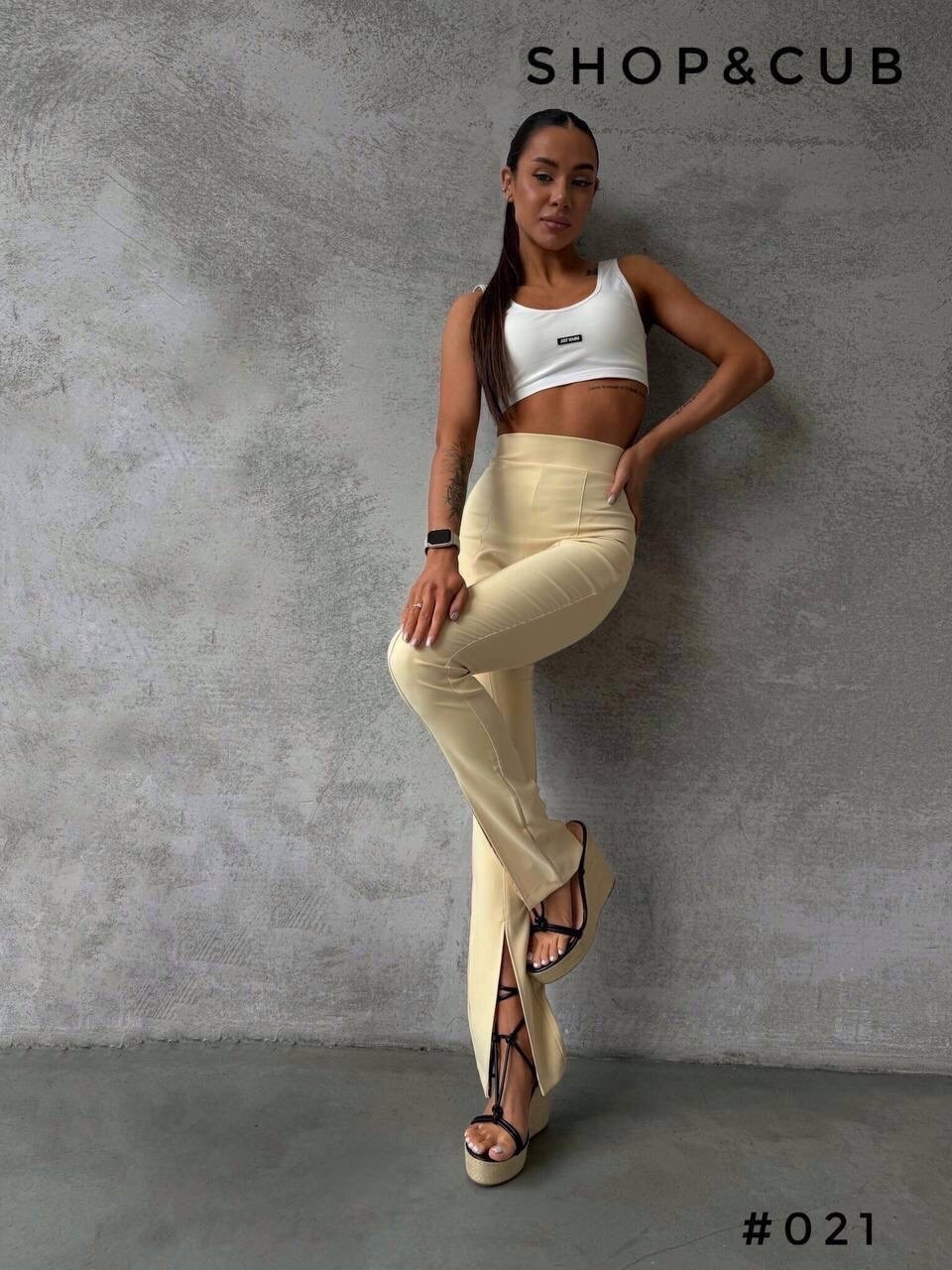 женские брюки,брюки с высокой талией,повседневные брюки,брюки с разрезам,брюки джинсы