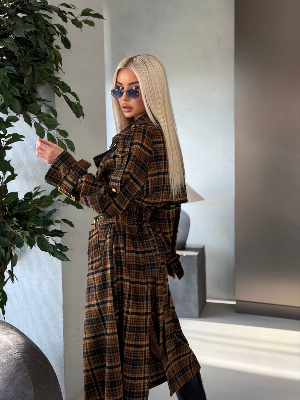 пальто в клетку,стильное пальто,пальто модное,пальто женские,пальто демисезонная