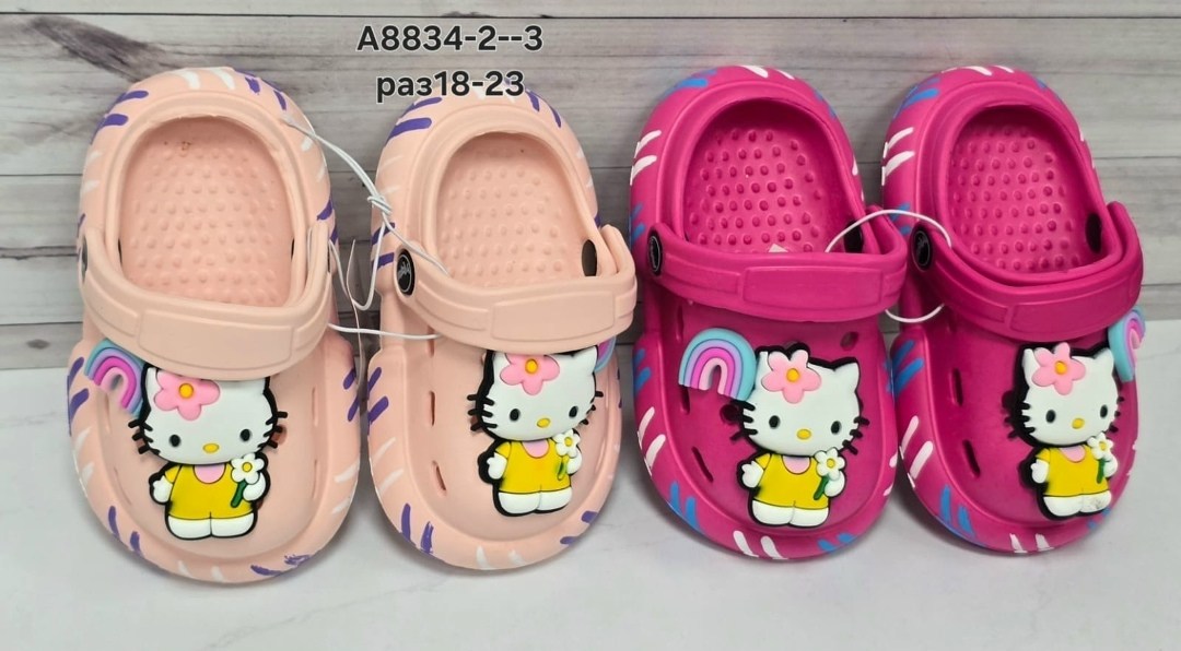 кроксы хеллоу китти детские,кроксы хеллоу китти,кроксы с хелло китти,детские кроксы,