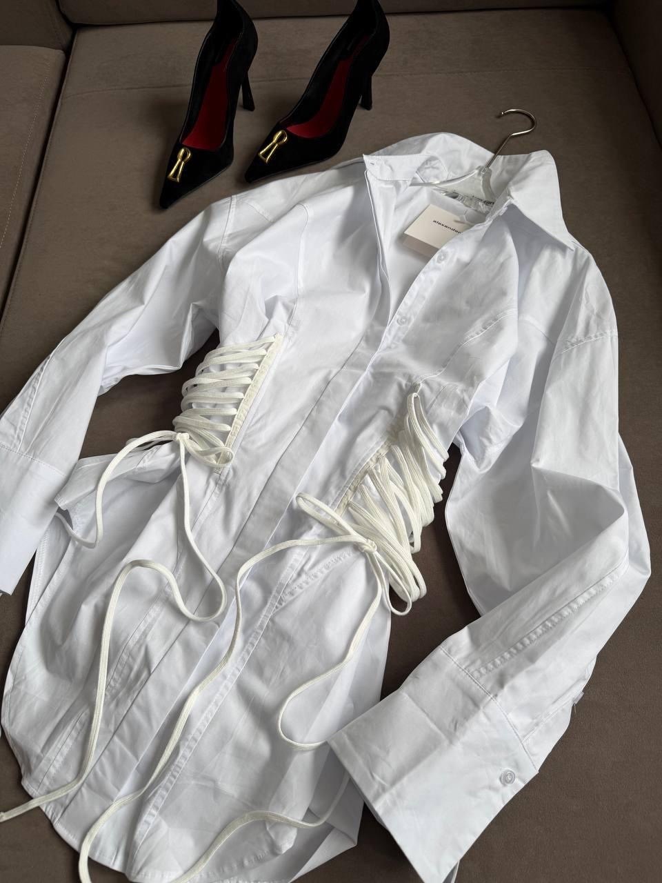 белая рубашка с корсетом,женская рубашка,рубашка с корсетом,белое платье рубашка,длинная белая рубашка с корсетом