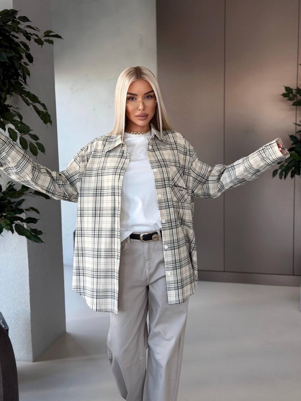 рубашка оверсайз в клетку теплая betrendy wear,рубашка оверсайз в клетку betrendy wear,рубашка в клетку женская,рубашка в клетку оверсайз женская,рубашка теплая оверсайз в клетку