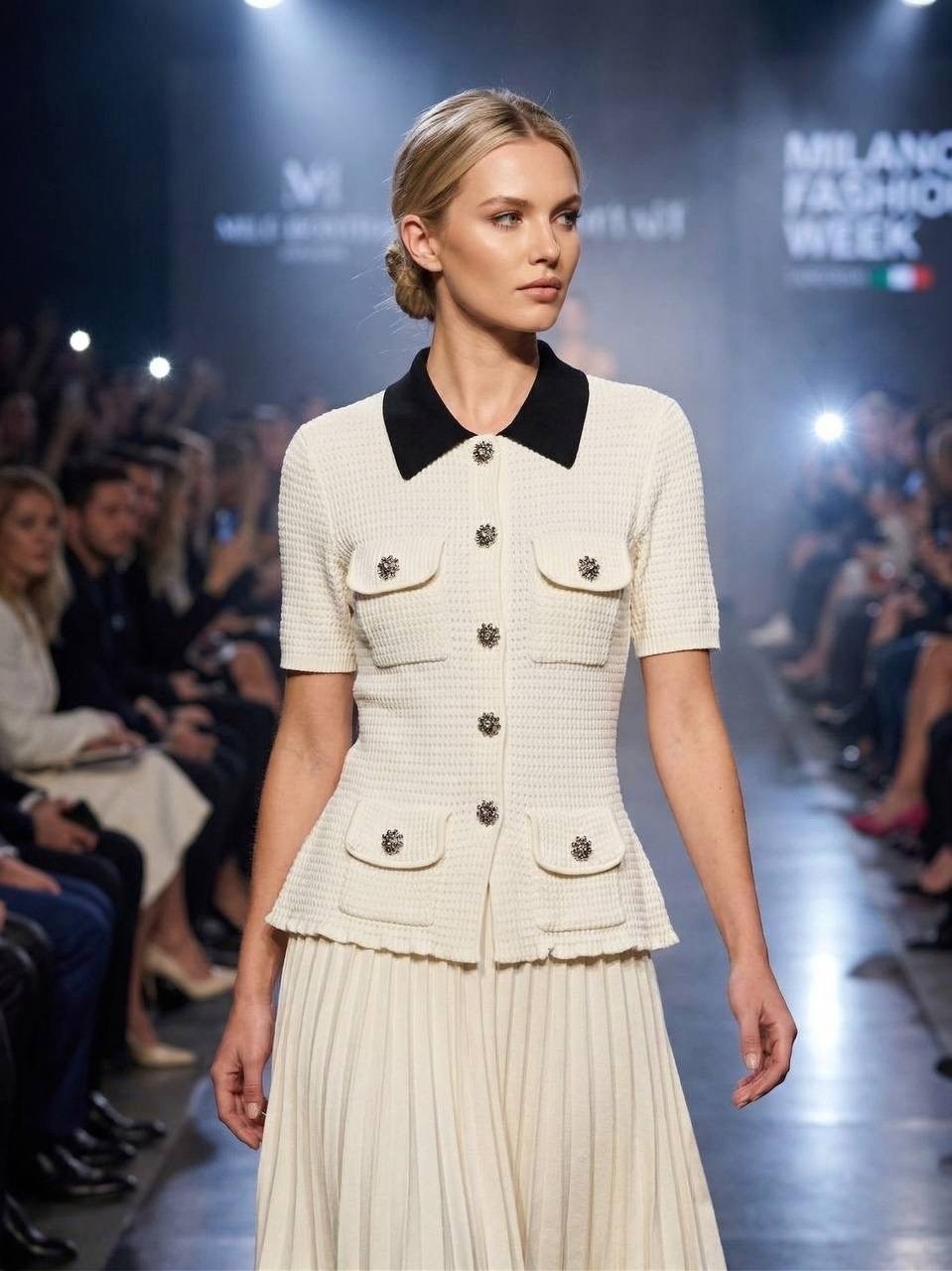 платье модели,костюм с юбкой,высокая мода,шанель мода