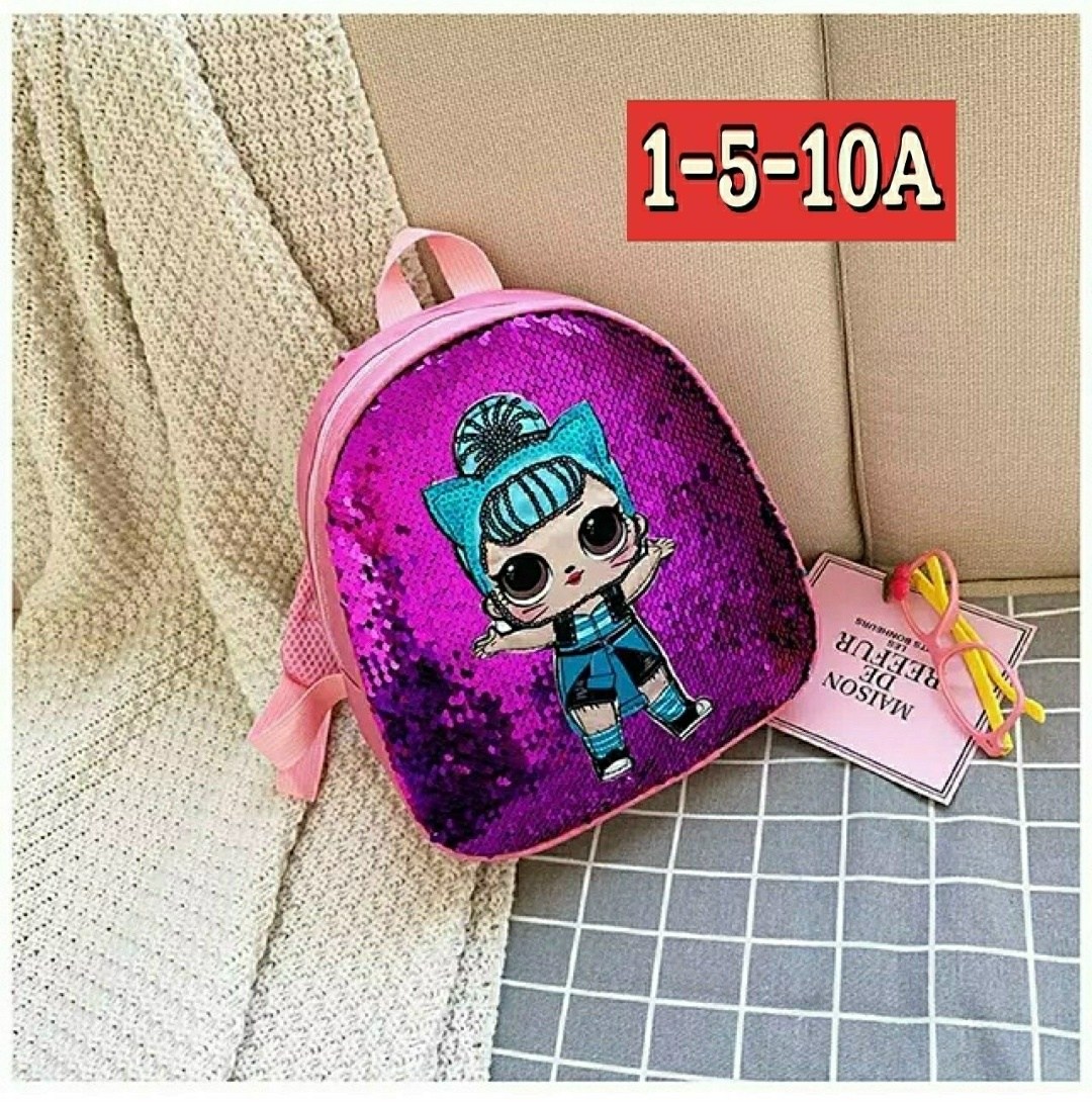 детская сумка с лол,детские рюкзаки,детский рюкзак для девочек,рюкзак с пайетками,рюкзак для девочек