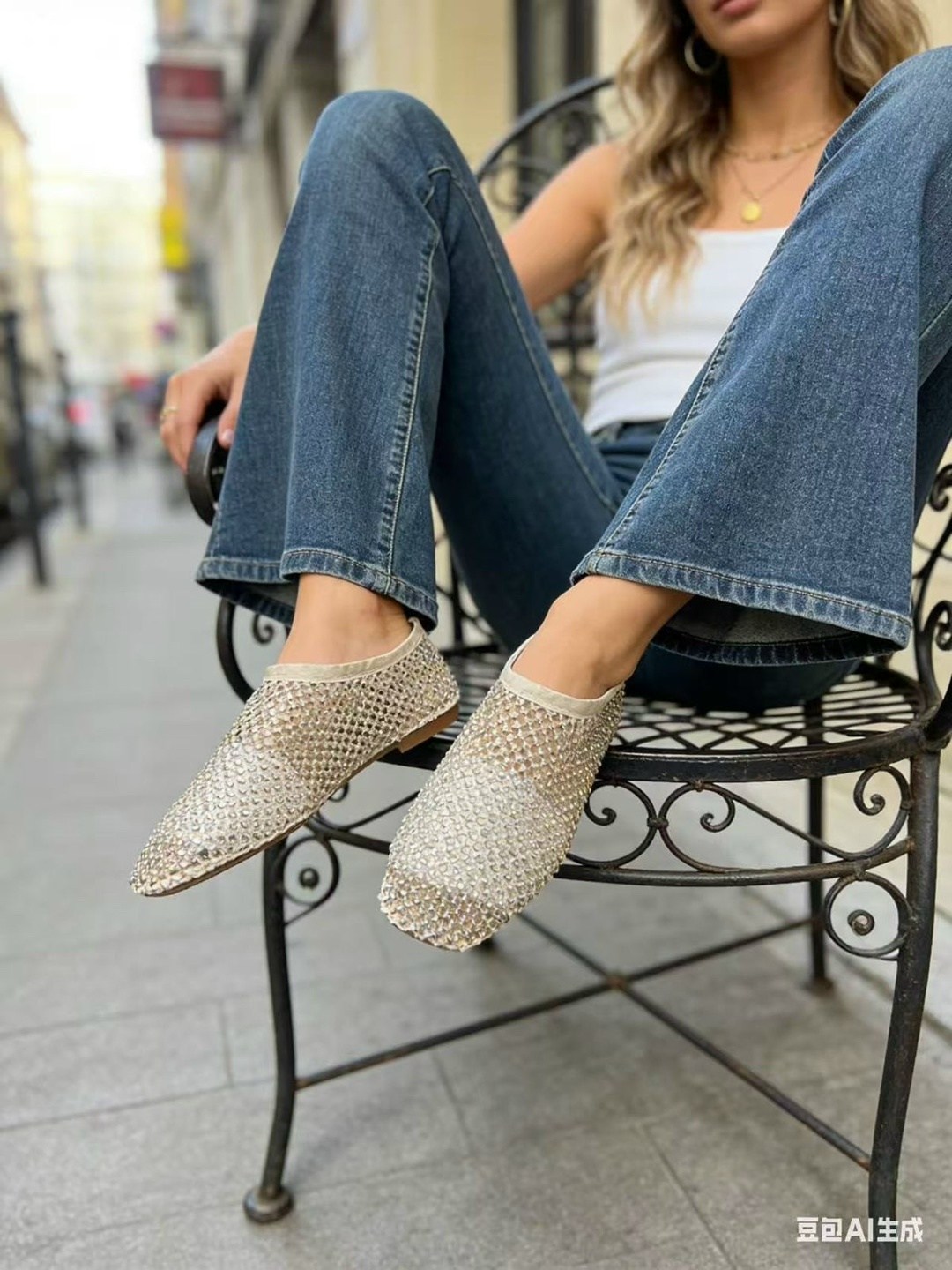 в сеточку,модная женская ,туфли на плоской подошве, на плоской подошве,модная