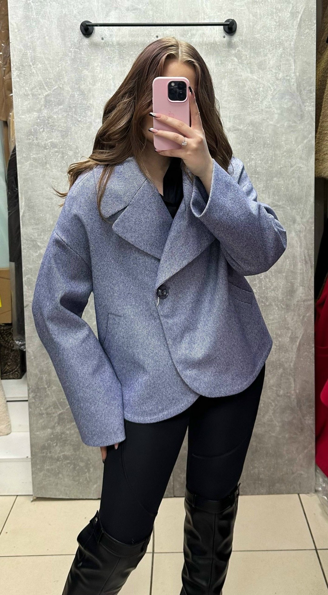 полупальто пальто,полупальто,пальто оверсайз,женское пальто,пальто короткое демисезонное оверсайз riscalda