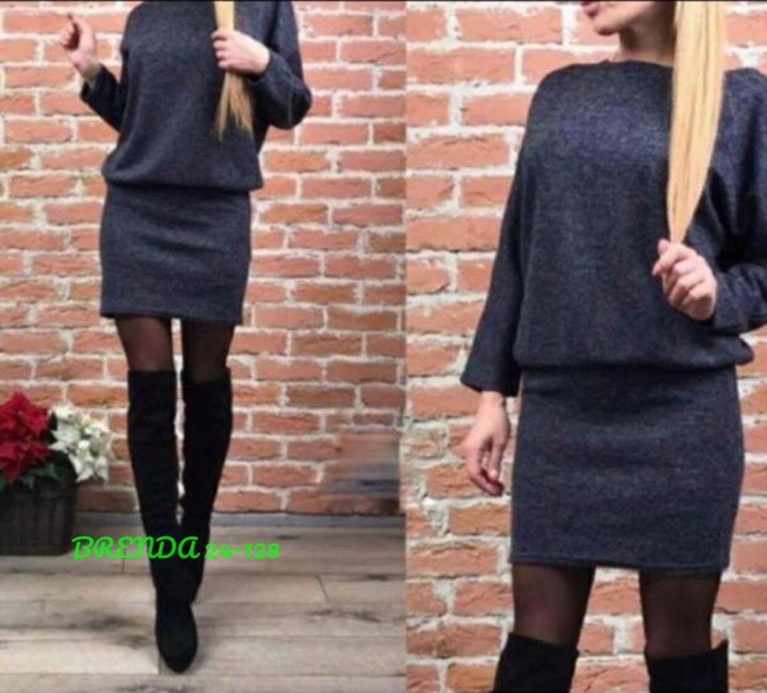 платье трикотажное женское,платье из ангорки,теплый костюм юбка с кофтой,платье туника,платье женской