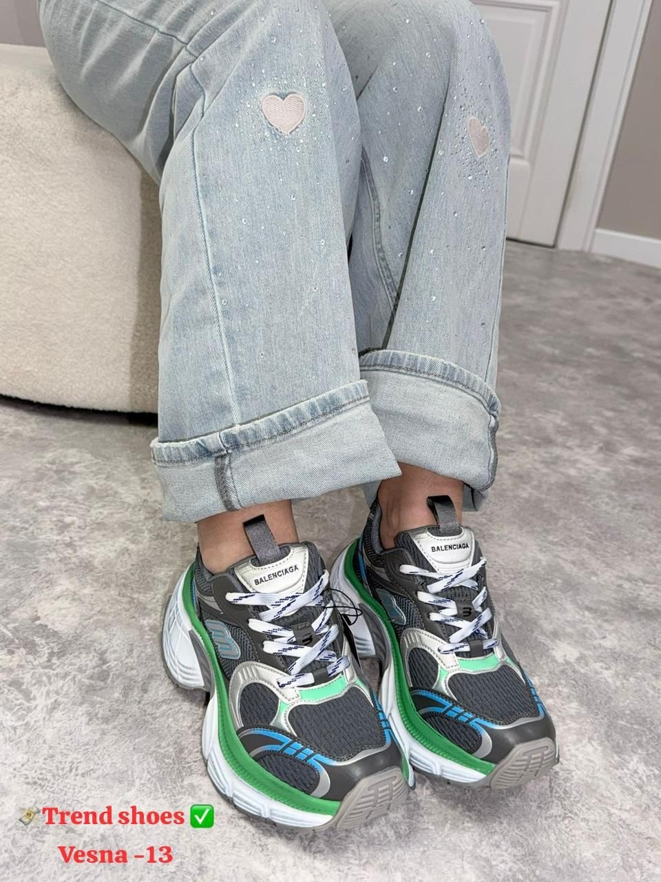 женские комбинированные кроссовки balenciaga women's 10xl - black / green,balenciaga кроссовки,женские кроссовки,кроссовки balenciaga женские,кроссовки баленсиага cargo sneaker 10xl
