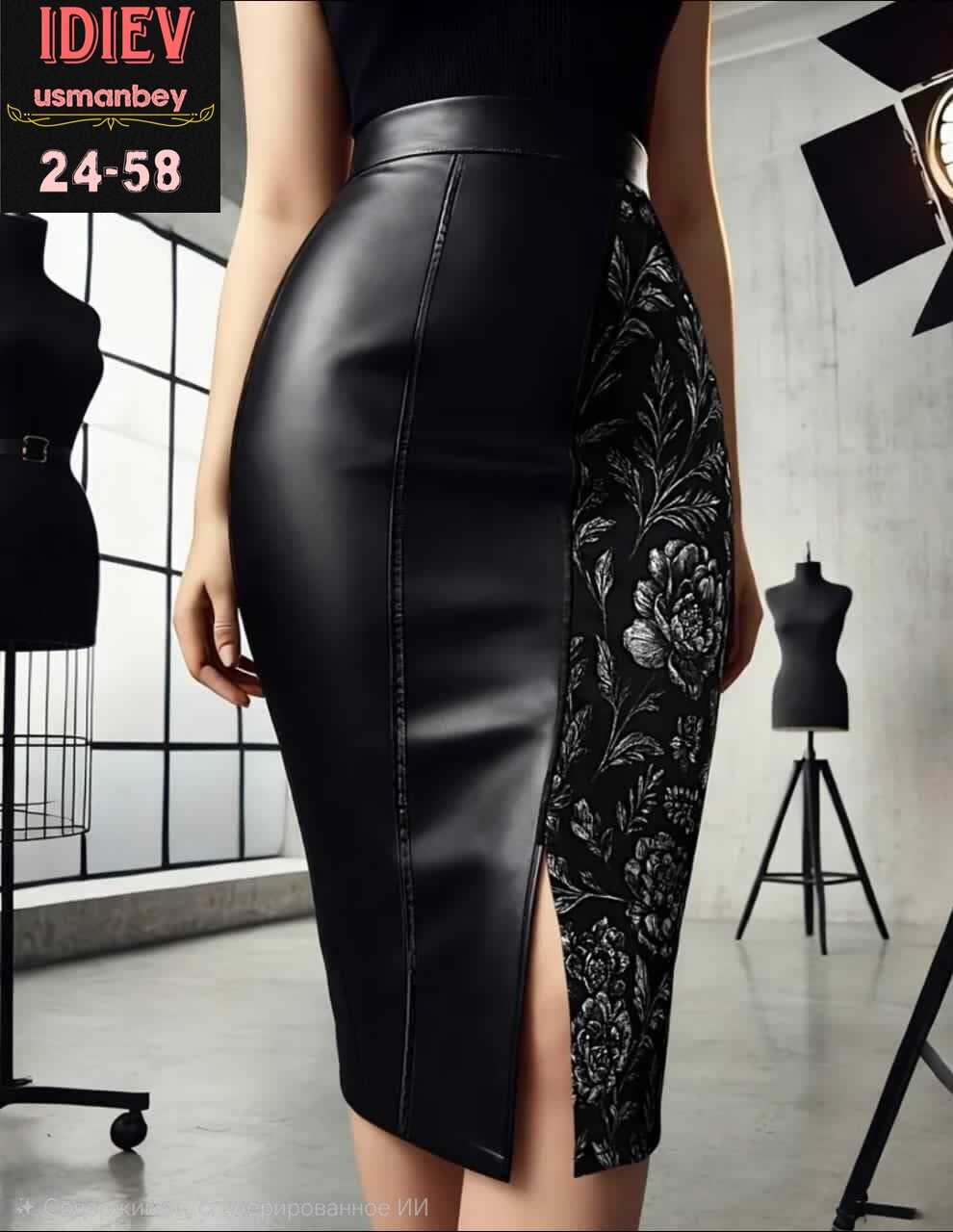 юбка,юбка женская,юбка стильная,юбка из экокожи,кожаная юбка