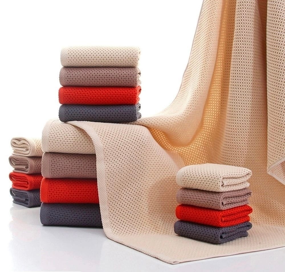 набор хлопковых полотенец,маленькое полотенце,полотенца для рук,набор вафельные полотенца,кухонные хлопковые полотенца