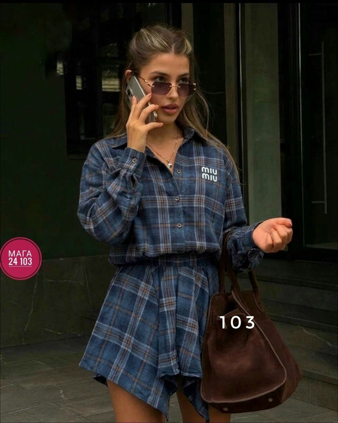 костюм с юбкой и рубашкой в клетку,костюм с юбкой и рубашкой,костюм в клетку,костюм с юбкой в клетку,костюм с короткой юбкой и рубашкой в клетку moonchild