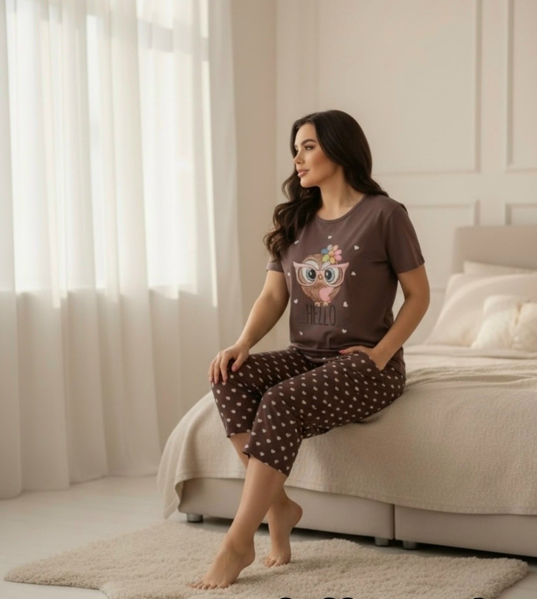 пижама женская,пижама с бриджами домашний костюм,пижама женская хлопок,стильная пижама,пижама