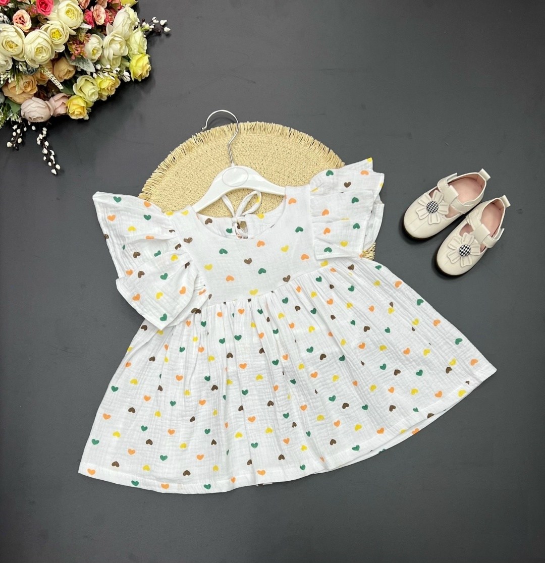 платье для девочки летнее муслиновое,платья для малышей,платье для девочки из муслина,платье для девочки летнее,для девочек платья