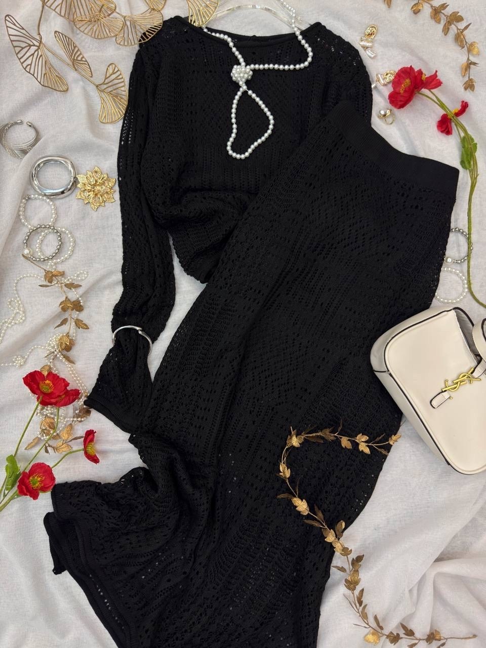 костюм вязаный юбка с кофтой теплый jelika,белые вязаные костюмы с юбкой,вязаный костюм с юбкой,костюм с юбкой,вязаный костюм женский с юбкой