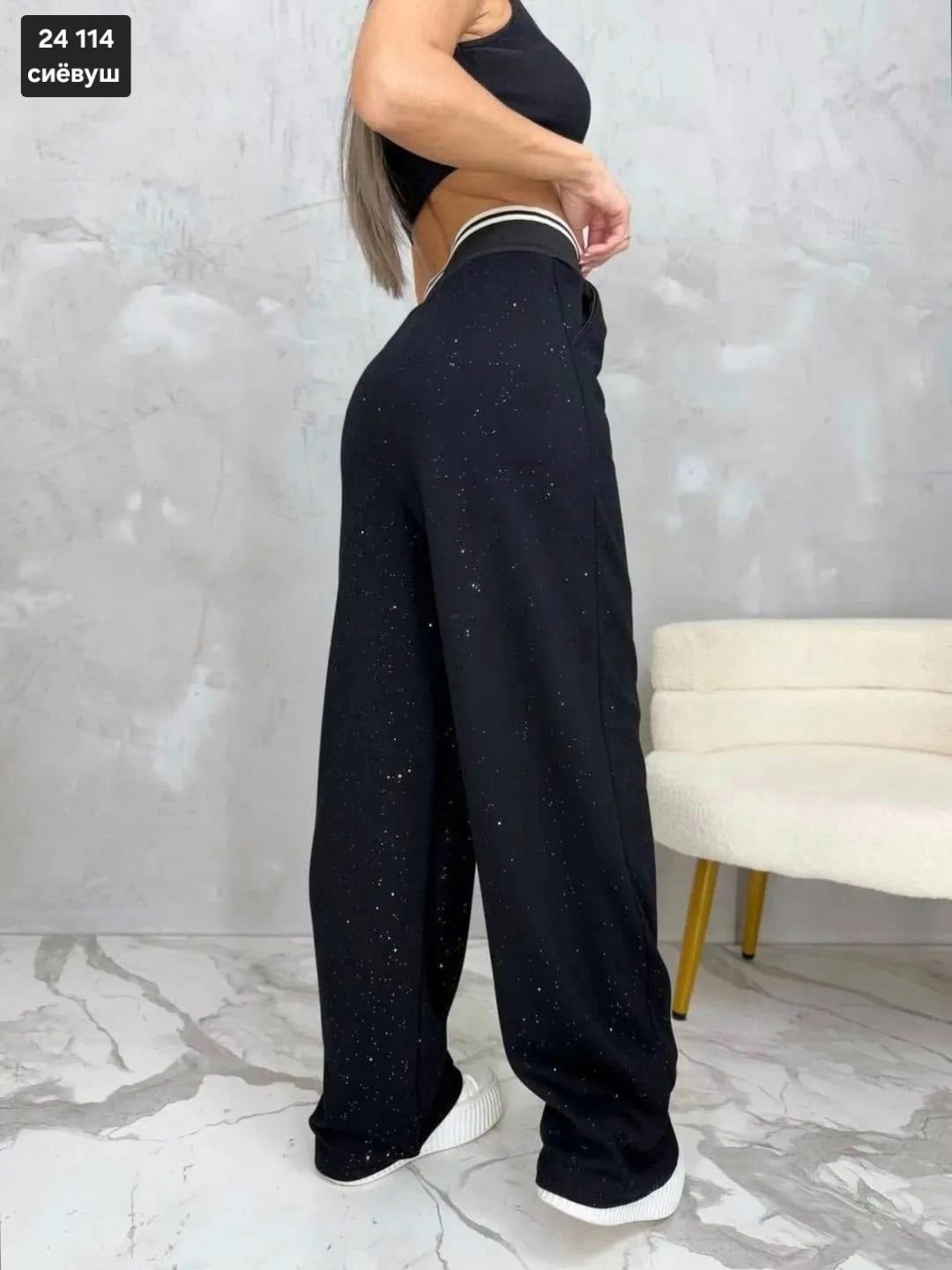 брюки со стразами,брюки спортивные женская,штаны женские,штаны палаццо,штаны палаццо женские