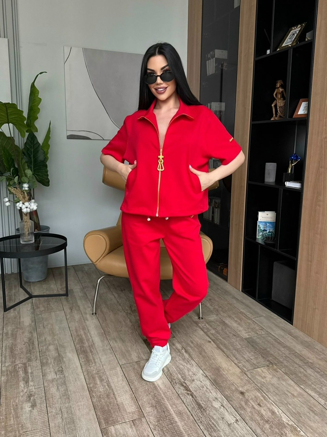 костюм dilana vip 2065 красный,костюм dilanavip 2065 красный,костюм dilana vip арт. 2065 красный,костюм спортивный женский,спортивный костюм dilana vip красный