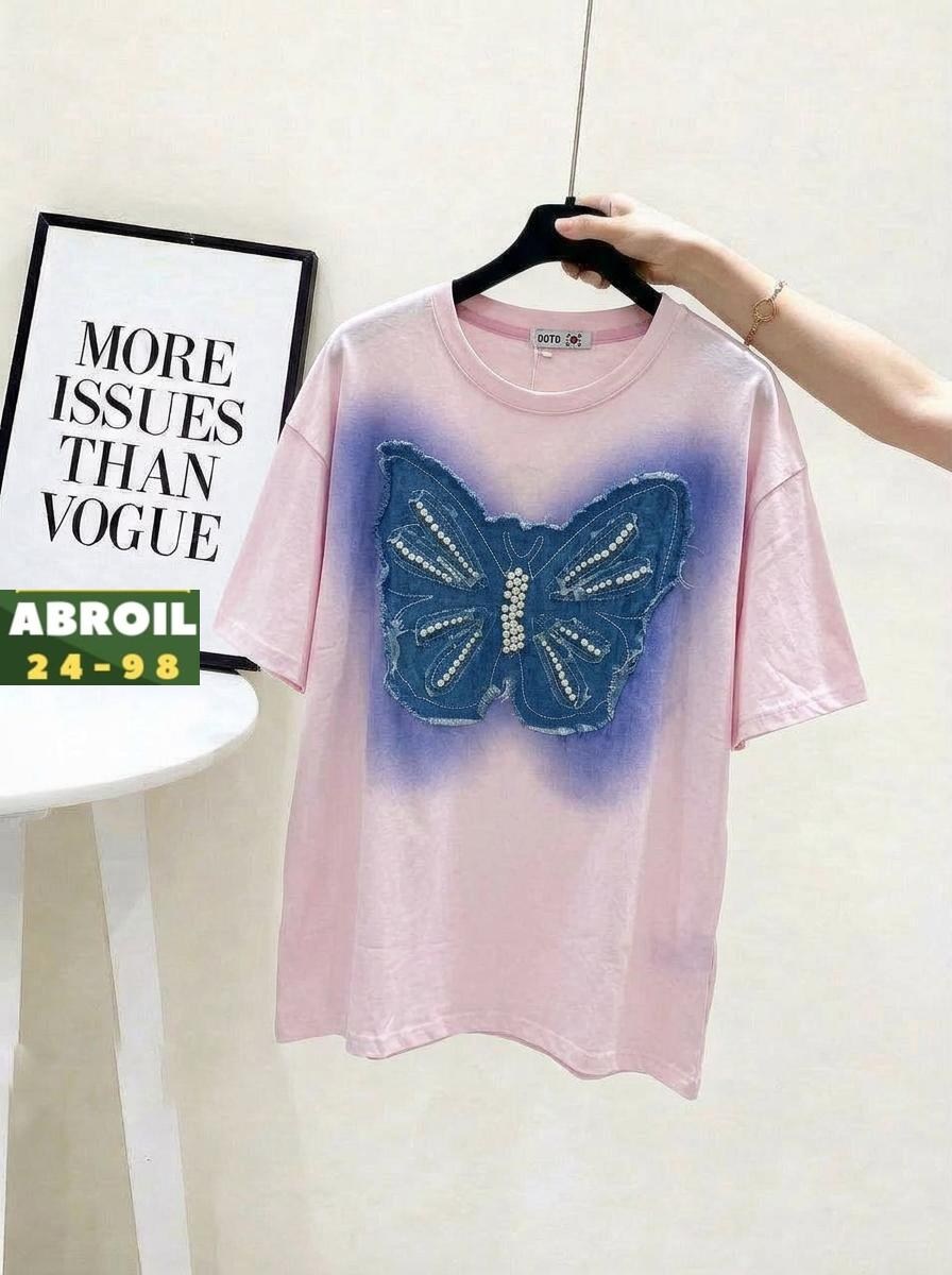 женская футболка,футболка с бабочками,летние футболки,футболка для женщин,футболка