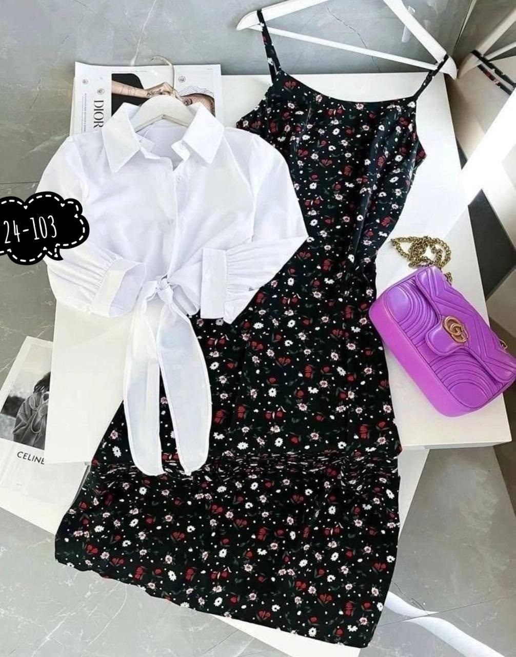 костюм с юбкой женский,женские летние костюмы,платье летнее с рубашкой,комплект одежды женский,двойка сарафан и рубашка