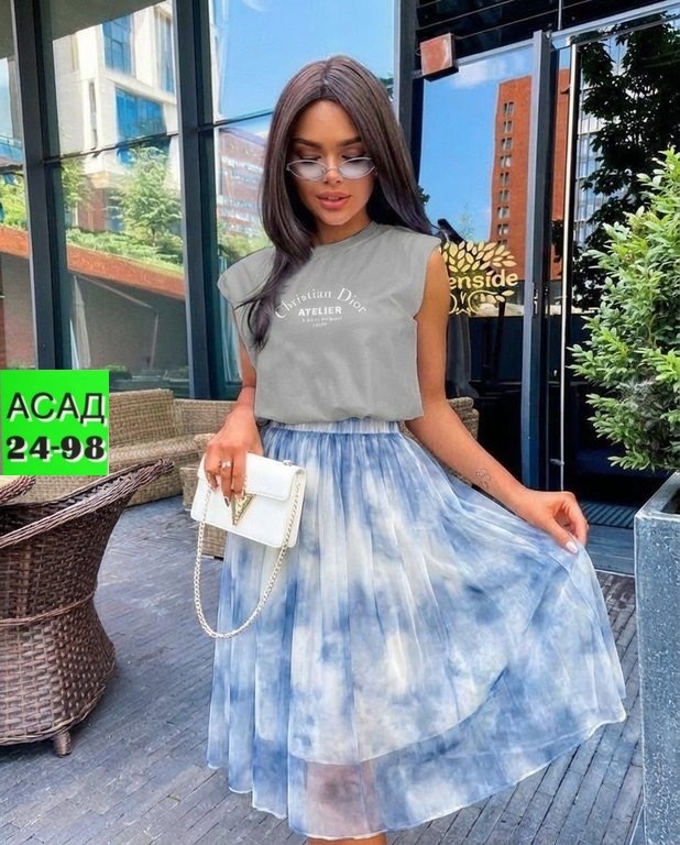 юбка с кофтой,юбка с фатином,юбка фатин,юбка стильная,платье с фатином