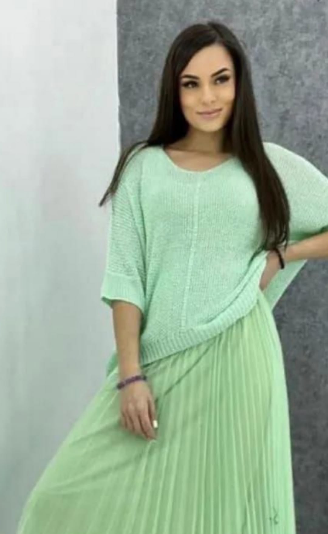 женская кофта,юбка плиссе,джемпер,бирюзовый джемпер,платье с плиссированной юбкой