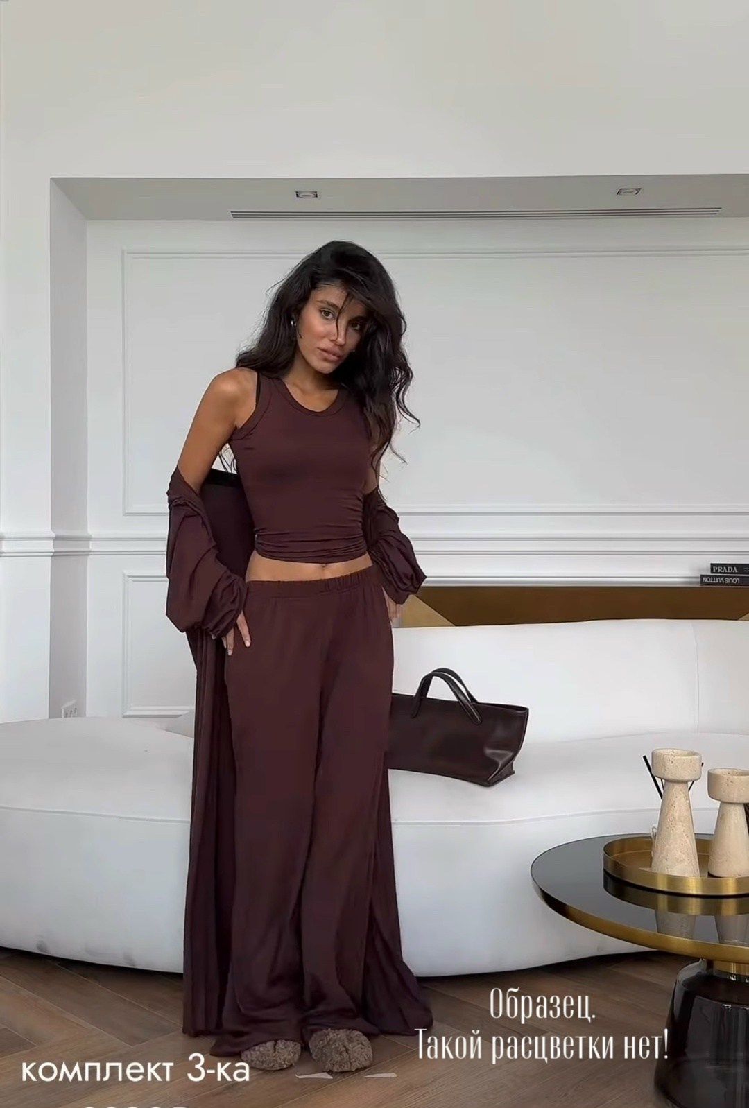 комплект черных,костюм тройка (кардиган + топ + брюки) цвет черный,костюм с брюками палаццо,костюм с брюками,стильные костюмы