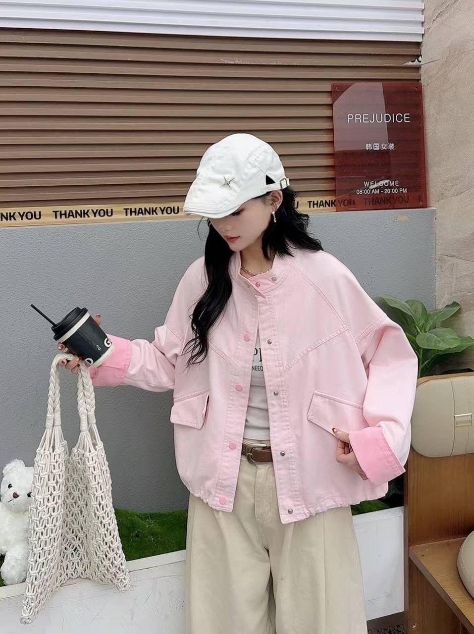 куртка джинсовая,джинсовые куртки женские,повседневная куртка,розовая джинсовая куртка оверсайз,модные джинсовые куртки